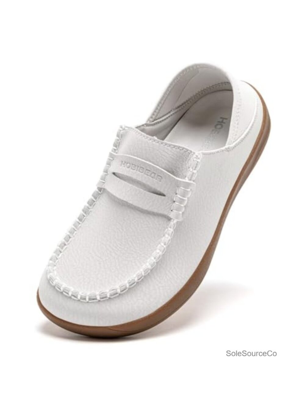Women's Leather Mary Jane Flats Barefoot Shoes Wide Toe Box Comfort